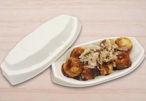 バガス製のたこ焼き容器