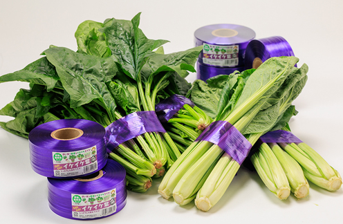 野菜結束用平テープを上市